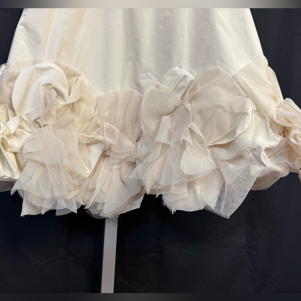 🎀 BCBG MaxAzria Petites “Luci”💕Strapless Cream Mini Prom Formal 2P NWT - Picture 12 of 15
